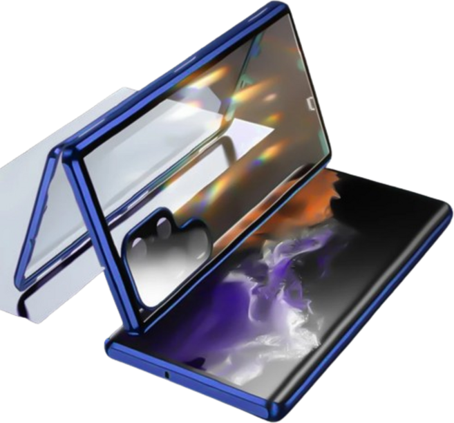 쭌스타 갤럭시 S26 울트라 적용 양면 강화유리 풀커버 케이스 마그네틱 흡착 일체형 케이스