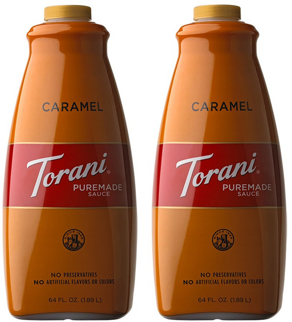 토라니 퓨어메이드 카라멜 소스, 1.89L, 2.5kg, 2개