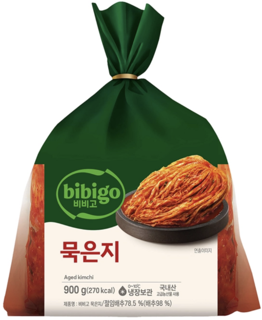 비비고 묵은지 2.7kg 국내산 배추 덧장액젓 비살균제품, 1개