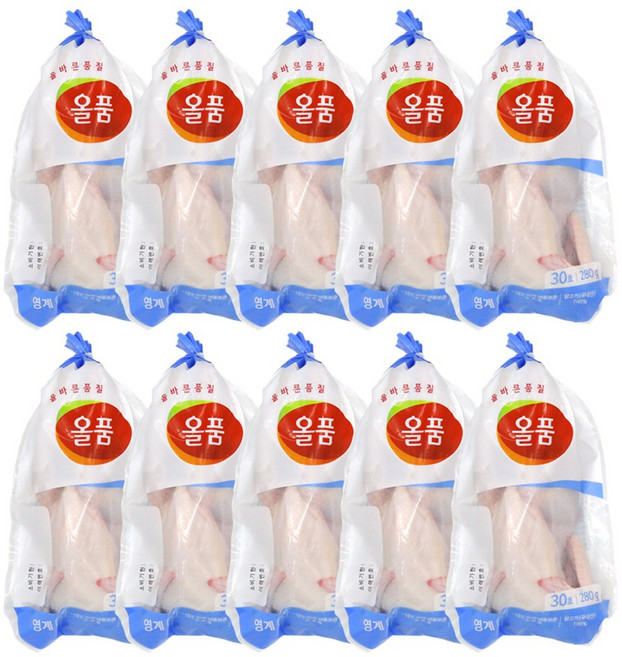 올품 영계 30호(280g) 10봉, 10개