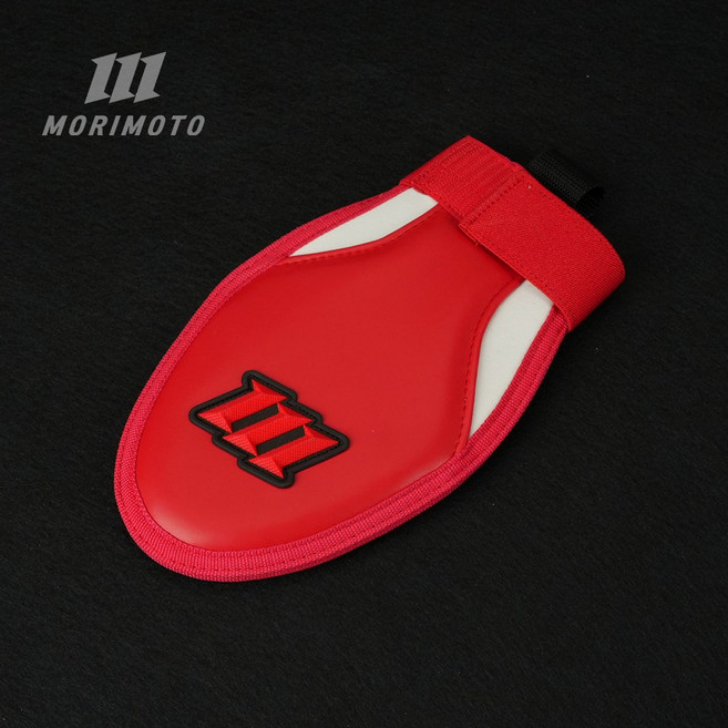 모리모토 디자인플러스 슬라이딩 미트 주루 장갑 양손착용, 1개, 레드/화이트