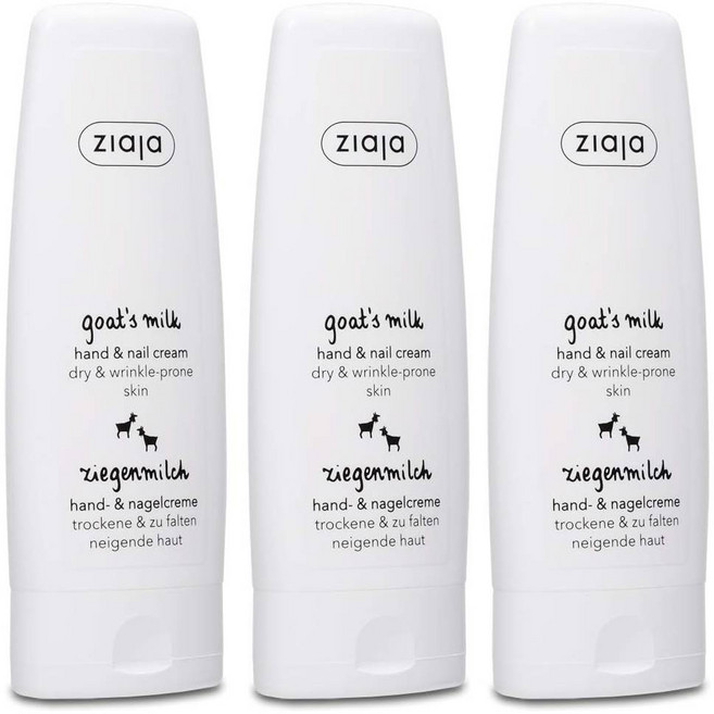 Ziaja 고트 밀크 핸드크림 80ml 3팩