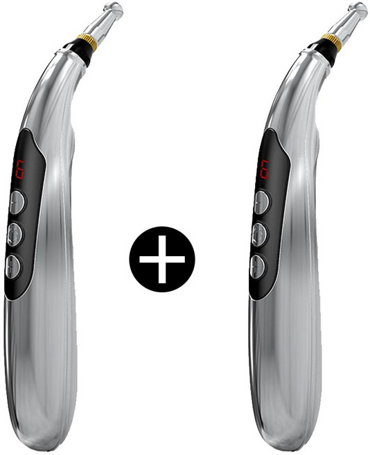 헬스투오 EMS 저주파 마사지기 마사지펜 고급형, EMS 고급형 1+1