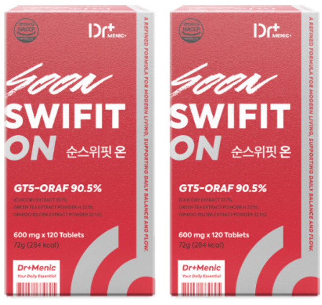 Dr Menic 순스위핏 온 식이 프로그램 스위치, 2개, 120정