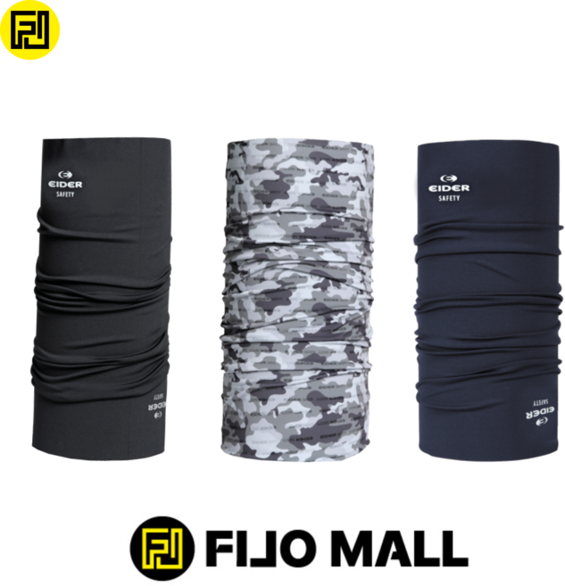 아이더 쿨링 멀티스카프 블랙 브라운 차콜, 블랙(FREE)