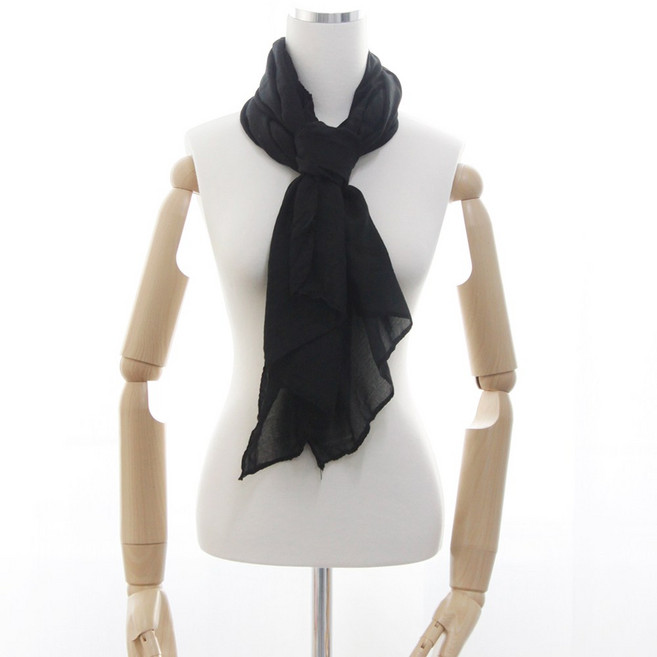 여성 베이직 무지 쉬폰 롱스카프 가벼운 봄 여름 가을 스카프 간절기 데일리 코디 포인트 목도리