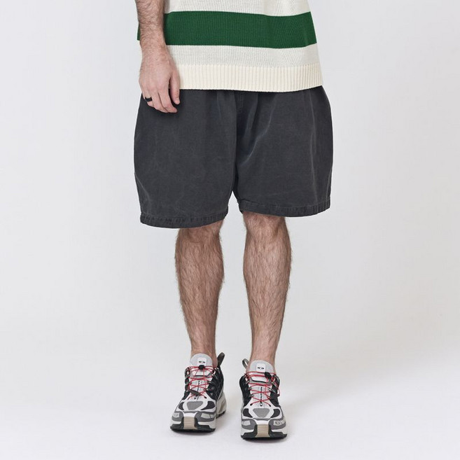 카고브로스 CB PIGMENT DYING SHORTS CHARCOAL