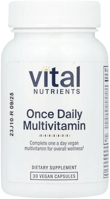 정말좋습니다 Vital Nutrients 하루 1회 종합비타민 베지 캡슐 30정 빠르게배송해드릴게요, 1개 - 쿠팡