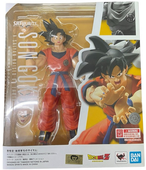 BANDAI S.H.Figuarts 七龍珠 孫悟空 塞亞人 動作公仔, 1個