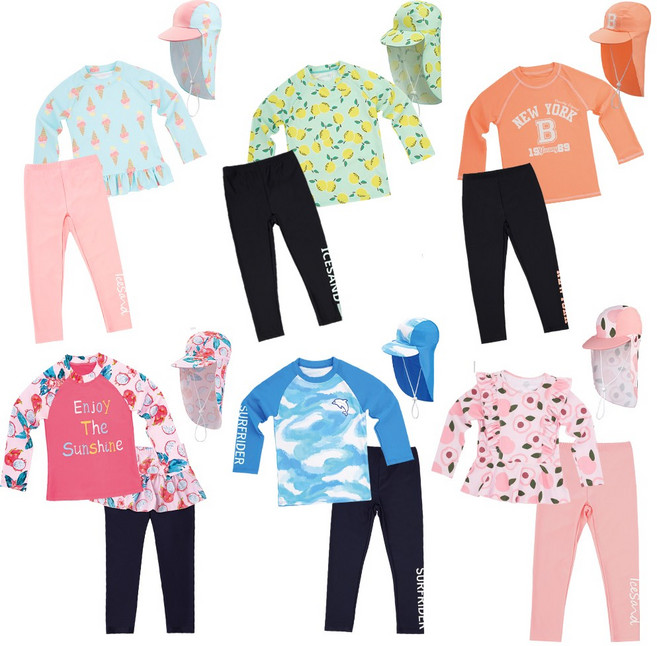 아이스샌드 유아동 래쉬가드 SET 14종 특가전