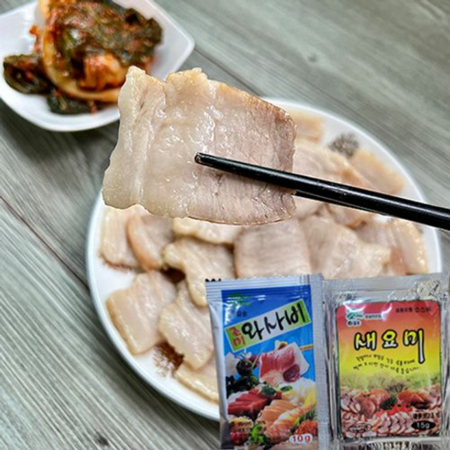 안점례국밥x여기집밥 보쌈 삼겹살 슬라이스 (+소스) 200g X 5개입, 5개