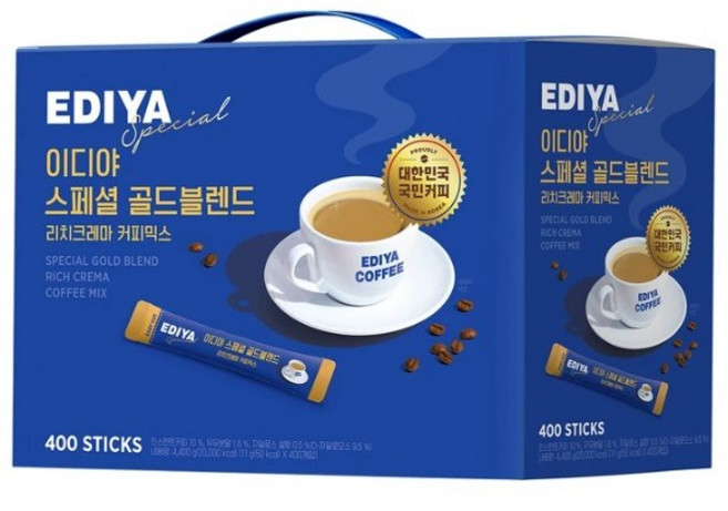 이디야 스페셜 골드블렌드 커피믹스, 11g, 400개입, 1개