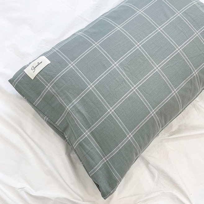 올유마인 부드러운 순면 호텔식 베개커버 1+1