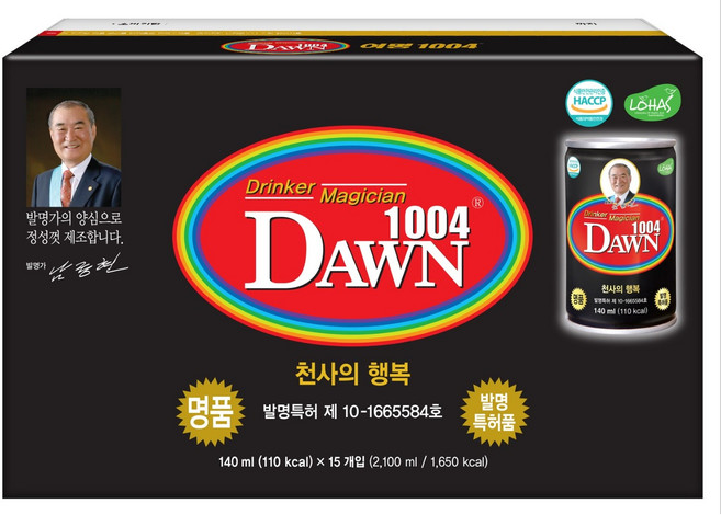 여명 1004 천사의 행복, 140ml, 15개