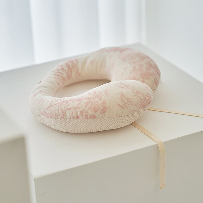 마롤로뜨 뜨왈드주이 아기 목쿠션 사계절 목베개, 핑크_뜨왈 목쿠션