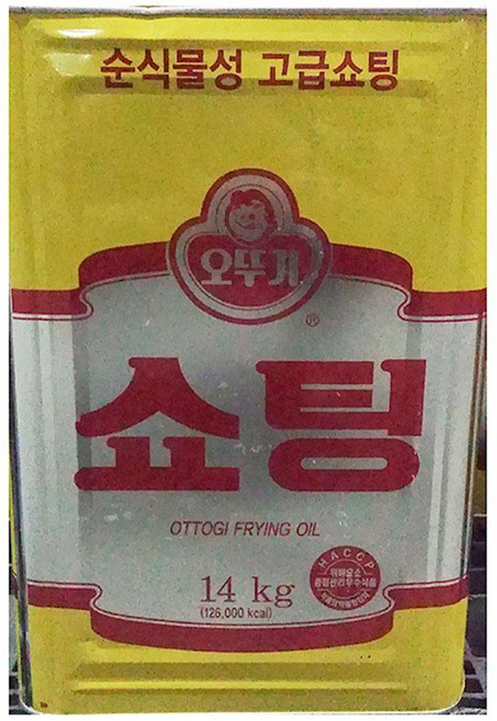 오뚜기 쇼트닝 14kg 업소용 제빵 조리, 1개