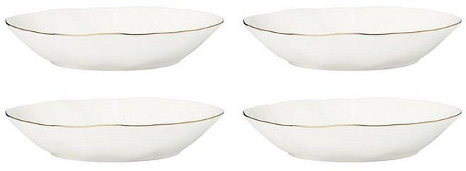 Lenox 블루 베이 4피스 디저트 보울 세트 900g, Cake Plate, 1개