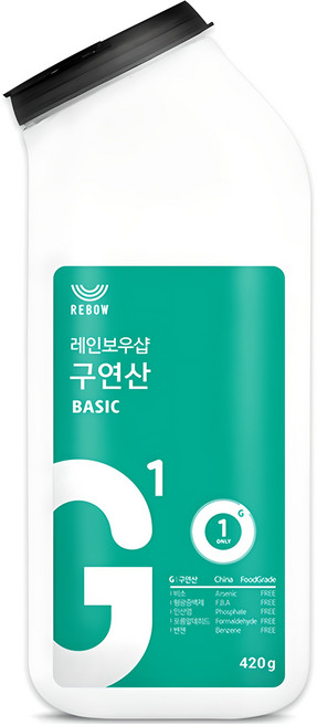 레인보우샵 구연산 베이직 톡톡이, 420g, 1개