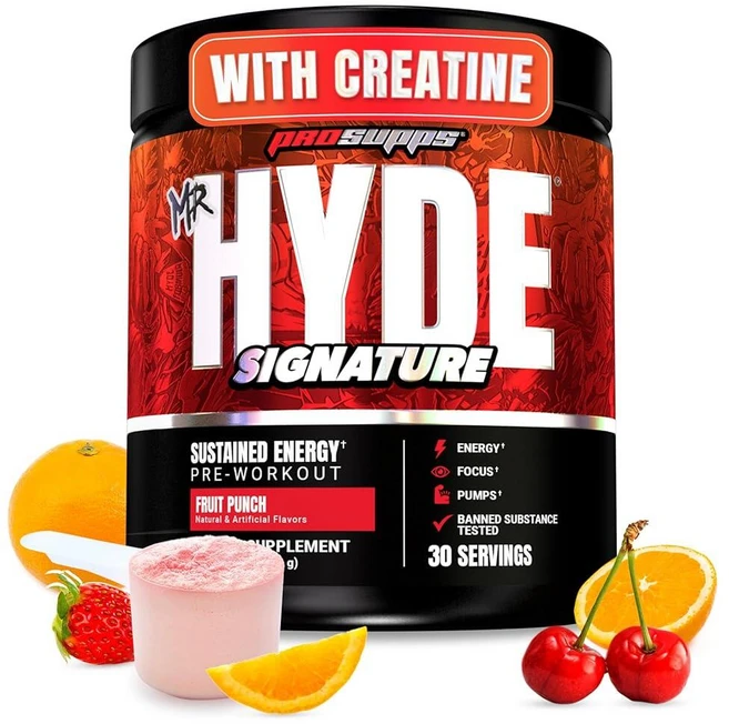 PROSUPPS 하이드 시그니처 후르츠 펀치 크레아틴 파우더 216g, 1개 - 쿠팡