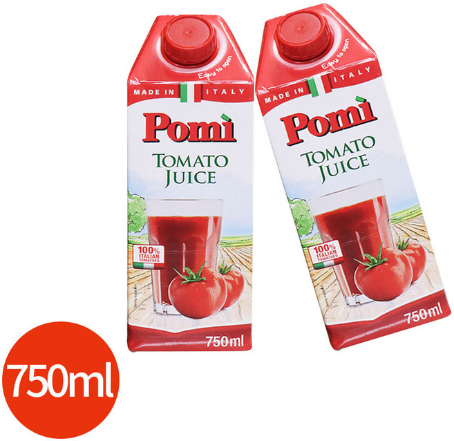 포미 토마토쥬스, 750ml, 6개