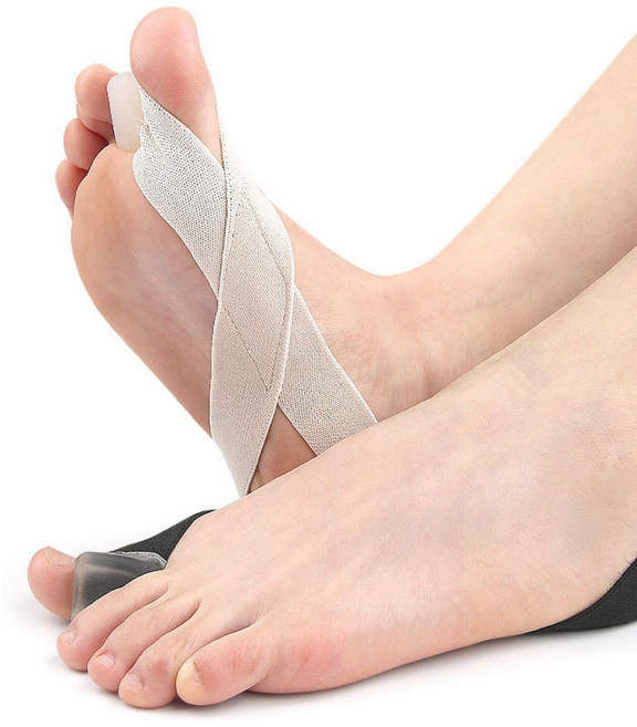 바디숨 엄지발가락 분리 교정밴드 무지외반증 교정기, 1세트