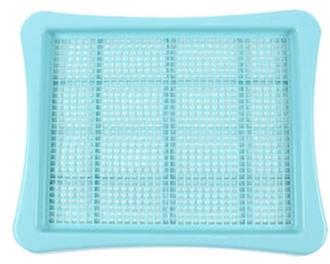 아몬스 펫니처 소형 강아지 배변판 화장실 토일렛 (베이비 블루), 1개