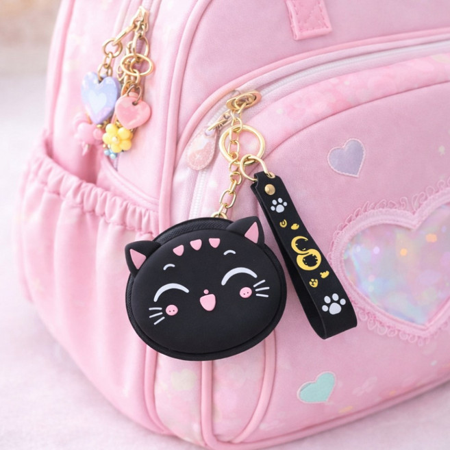 모모비 실리콘 동전 에어팟 수납 미니 파우치