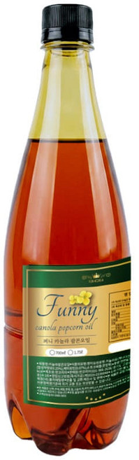 퍼니 액상 팝콘오일 700ml 카놀라오일, 700g, 1개