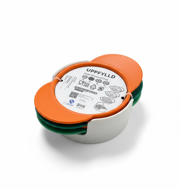 이케아 UPPFYLLD 웁퓔드 과일커터 4입, 1개