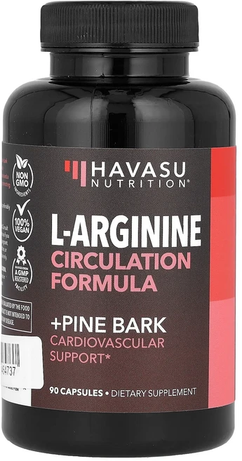 지금 곧 품절됩니다 Havasu Nutrition L-아르기닌 순환 포뮬라 + 소나무 껍질 캡슐 90정 서둘러주시면 감사하겠습니다, HavasuNutritionL아르기닌순환포뮬라소나무껍질, 1개 - 쿠팡