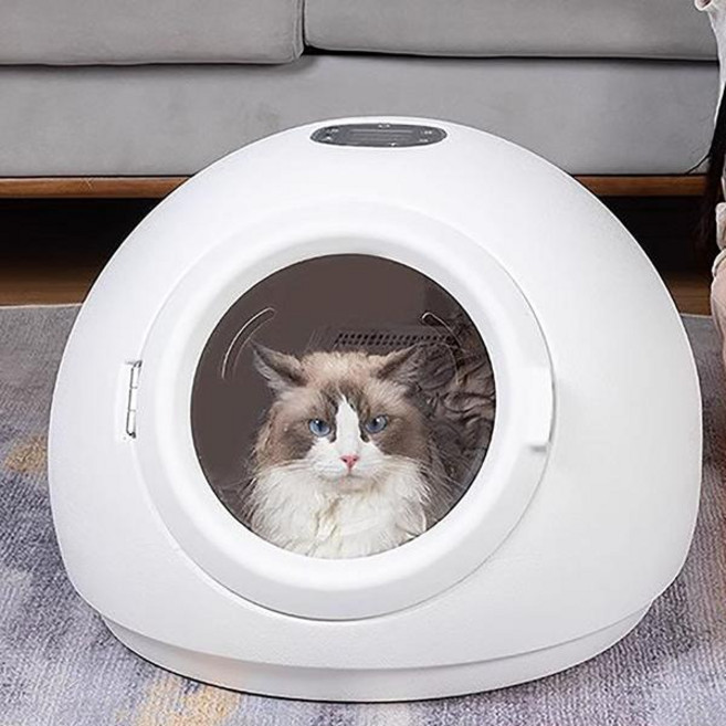 드라이룸 가정용 소형 무소음 개 공기 건조기 송풍기 그루밍 헤어 드라이어 전문 건조 캐비닛 건조실 고양이 동물 제품 반려견반려묘, B, 4) B, 1개