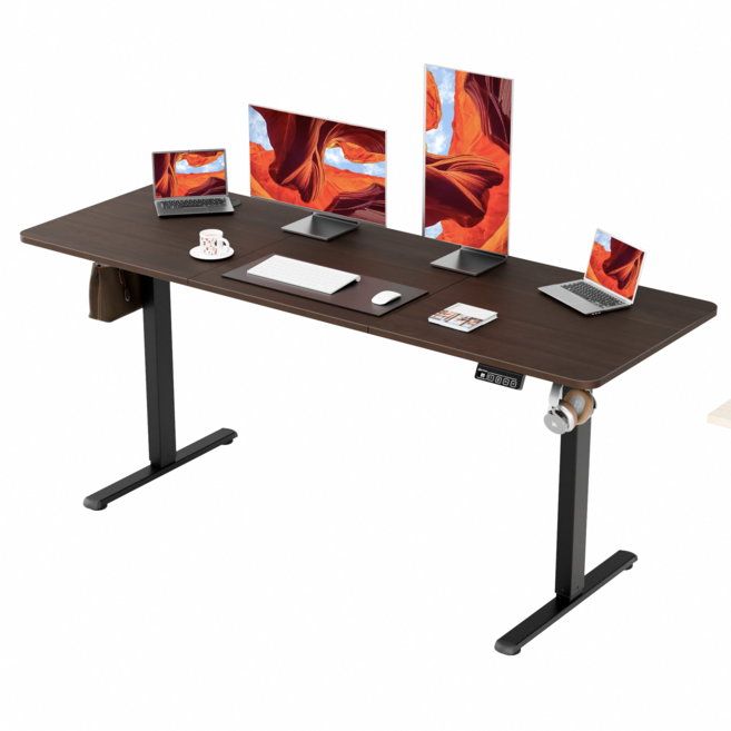 Ergomaker 전동 높낮이 조절 스탠딩 책상 학생 사무 게이밍 데스크 1700, 복고