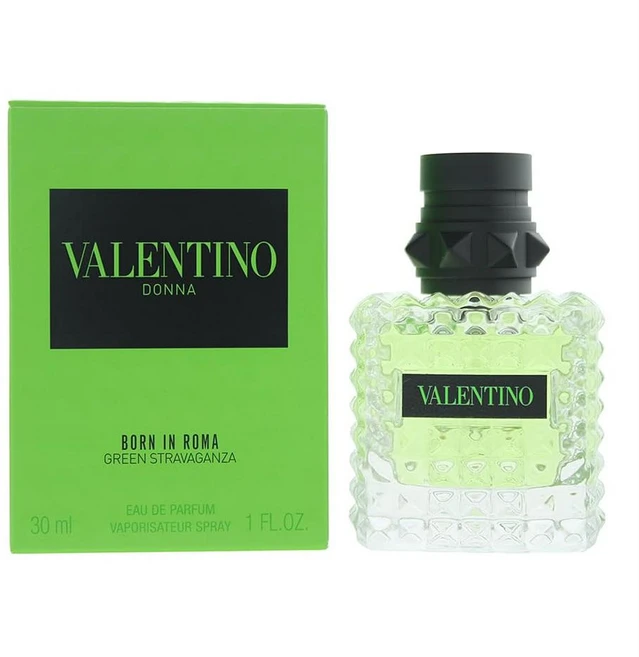 Valentino Donna 오드퍼퓸 30ml 1팩 본 인 로마 Valentino Donna Born in Roma Green Stravaganza Eau De, 1개 - 쿠팡