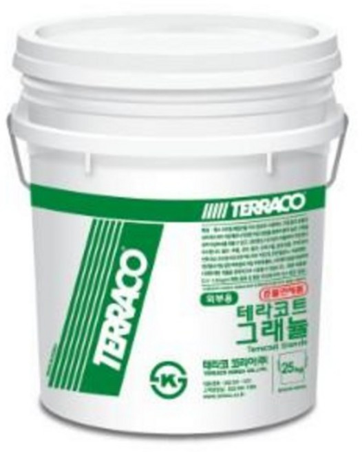 테라코 테라코트 그래뉼 외부용 25kg (스타코 외벽마감재) 내부외부사용가능, TK-501 따뜻한 흰색, 1개