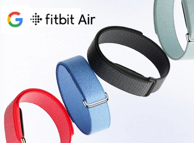 Google Fitbit Air 초경량 스크린리스 피트니스 트래커 스마트밴드, Berry