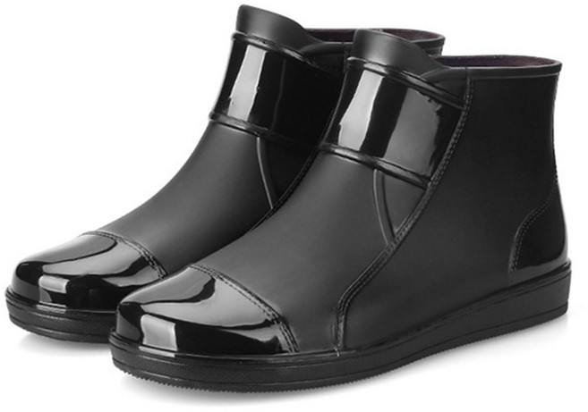 라라티와이 제노스 남여공용 패션 미들 미끄럼 방지 레인부츠