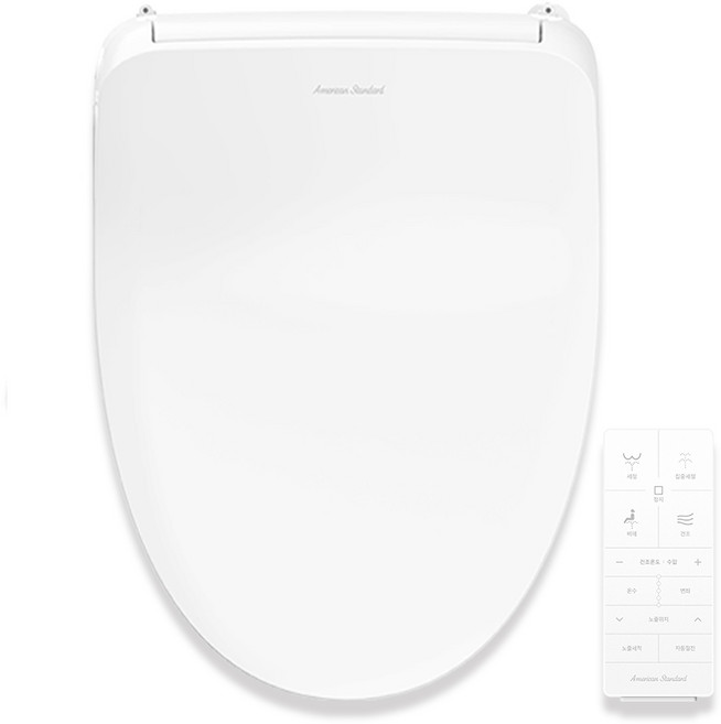 25년 신모델 아메리칸 스탠다드 아쿠아R 비데 터치식 무선 리모컨 방수 필터없는 직수형, 고객직접설치