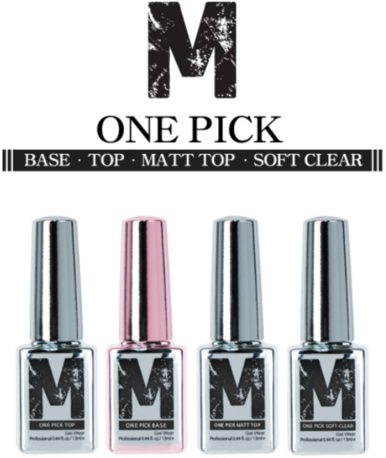 메모리 M-gel 엠젤 원픽 시리즈 1+1행사, 1개, 원픽베이스젤+원픽탑젤, 14ml