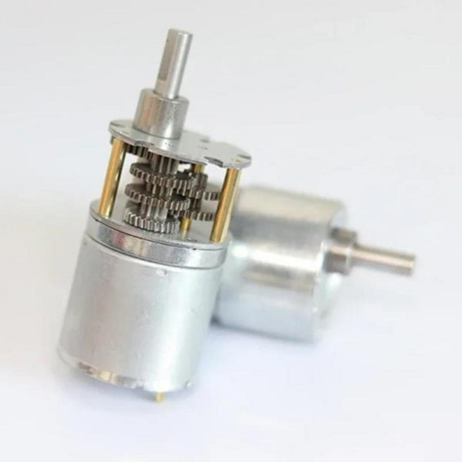 JGB37-3530 DC 모터 12/24v 37mm 모든 금속 기어 박스 DC 고 토크 모터 편심 샤프트 기어 유압 모터 DIY7RP, 06 107RPM, 02 12V