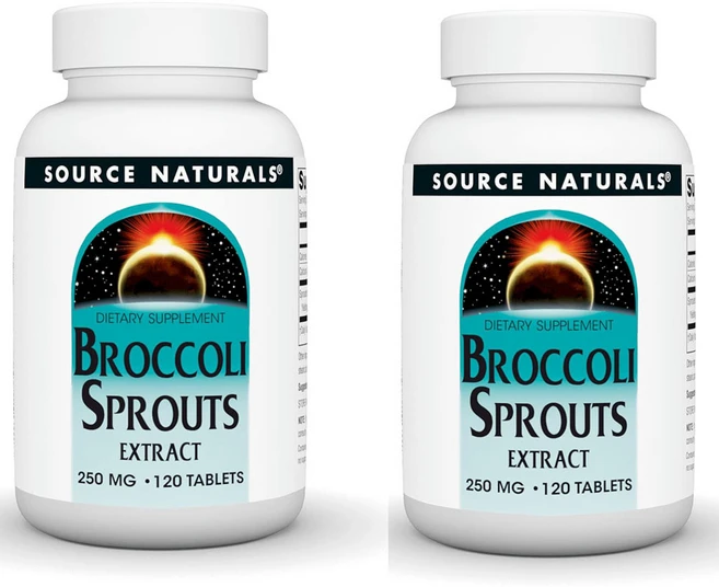 소스내추럴스 브로콜리 새싹 250mg 120정 x 2통, 2개 - 쿠팡