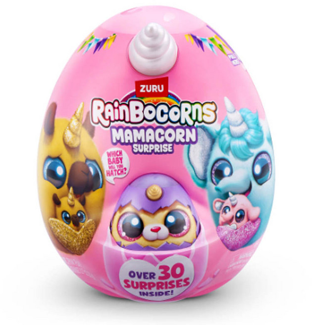 레인보우콘 마마콘 모찌 애착 유니콘 봉제 동물 고양이 요정 팬더 인형, 1개