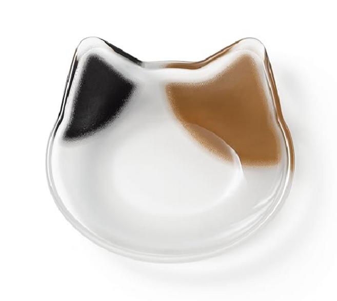 아데리아 코코네코 미니 플레이트 고양이 모양 미니 접시, 1개