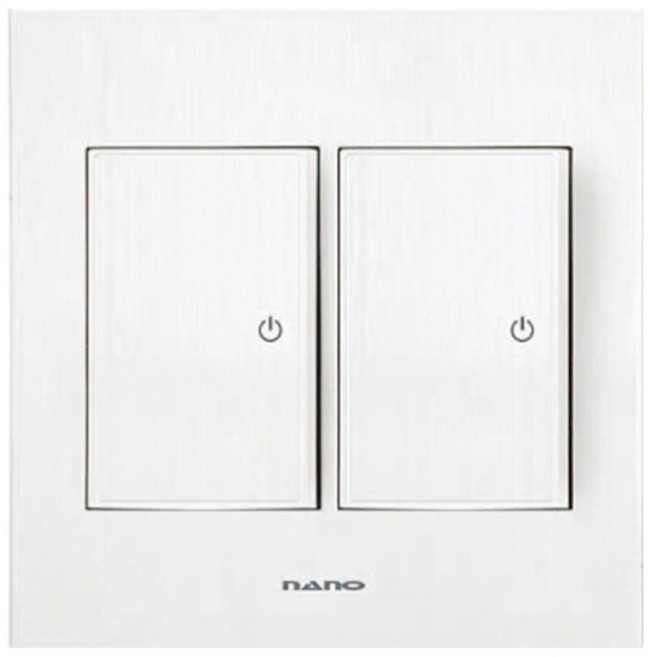 나노 아트2 화이트 스위치 1구 2구 3구 4구 5구 6구 중2구 2중3구 3로1구 3로2구 3로3구, 1개
