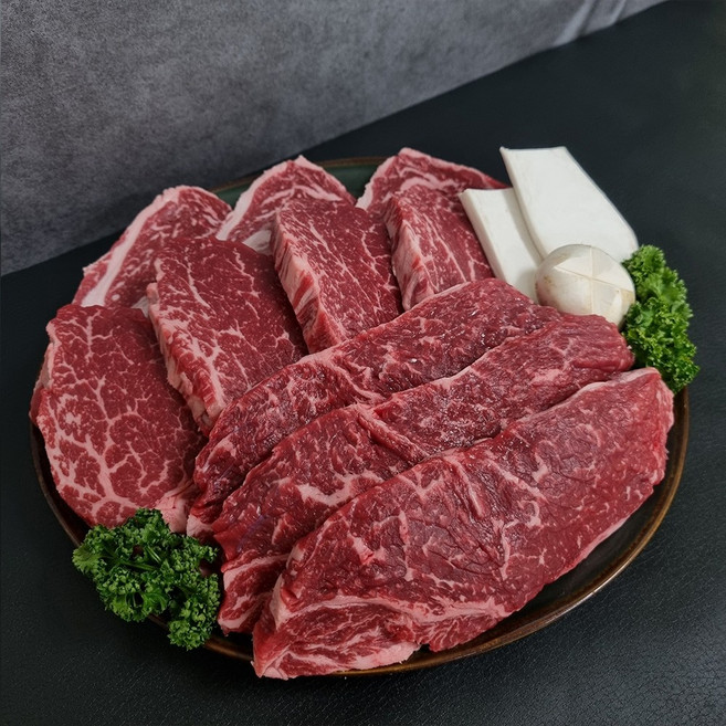 제이네이처 국내산 육우 등심 안심 채끝 선물포장세트, 1박스