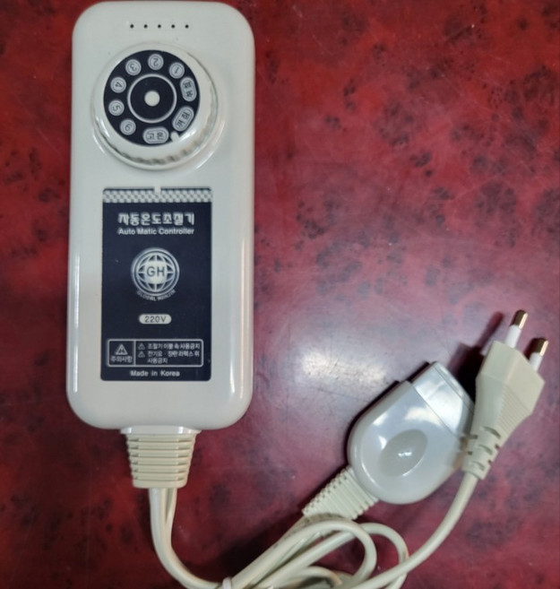 한일의료기 전기요 온도조절기 4PIN HL-203D 랜덤발송, 1개