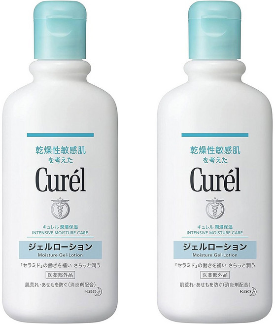 큐렐 CUREL 젤 로션 220ml [병행 수입품], 2개