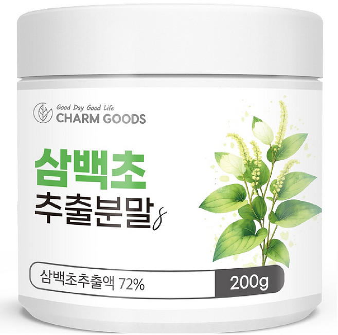 삼백초 추출 분말형 식약청인증 HACCP 인증, 4개, 200g