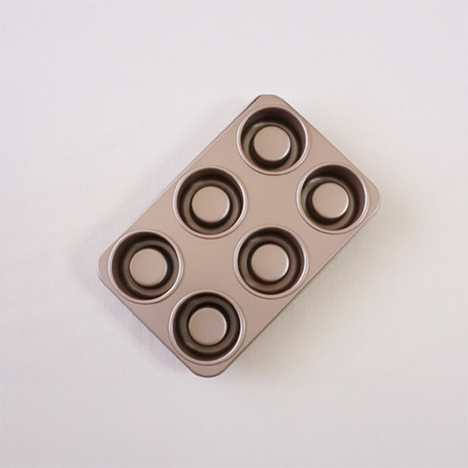 비즈쿡 티그레 6구 보울 케이크틀, 1개