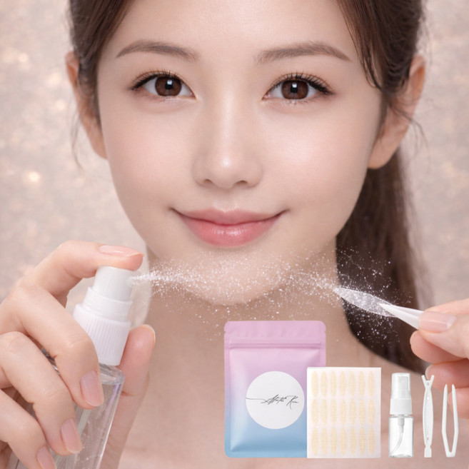 워터핏 수용성 쌍꺼풀테이프 우후 리뉴얼 2.0 업그레이드 192매 대용량, 192개, Defined Fit