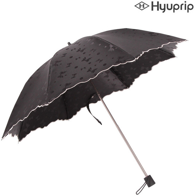 협립양산 블랙라벨 리본 패션수동 양산 자외선차단